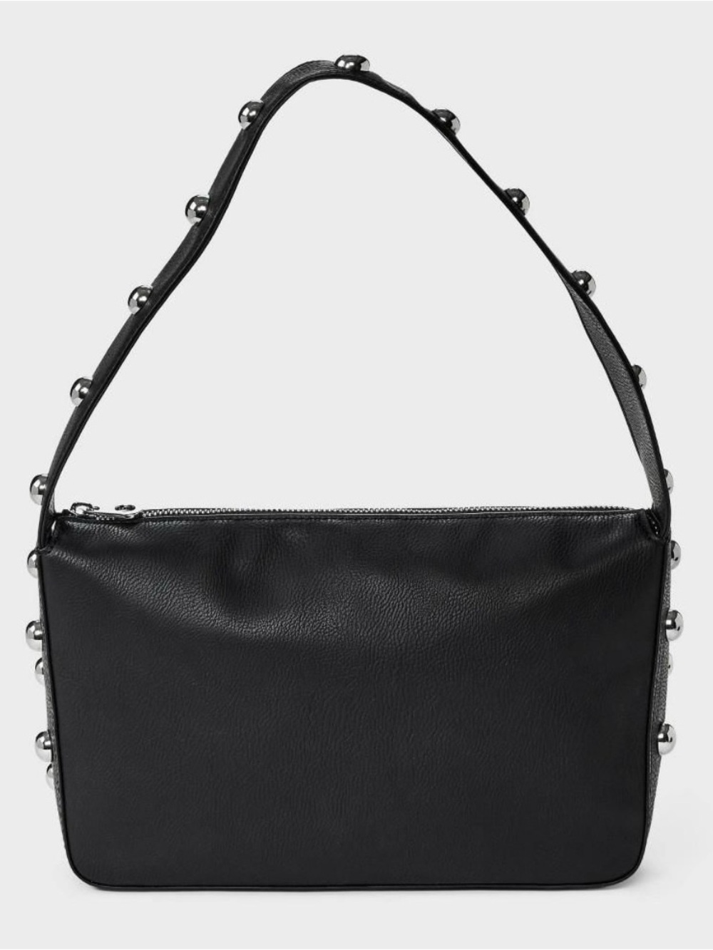 Universal Thread Black Shoulder Bag with Silver Studs